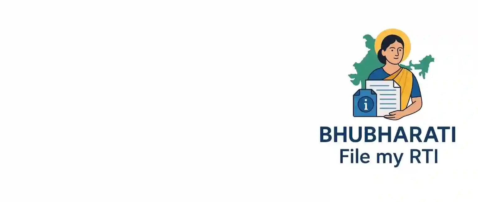 File RTI to correct or access land records not showing properly on Bhu Bharati portal